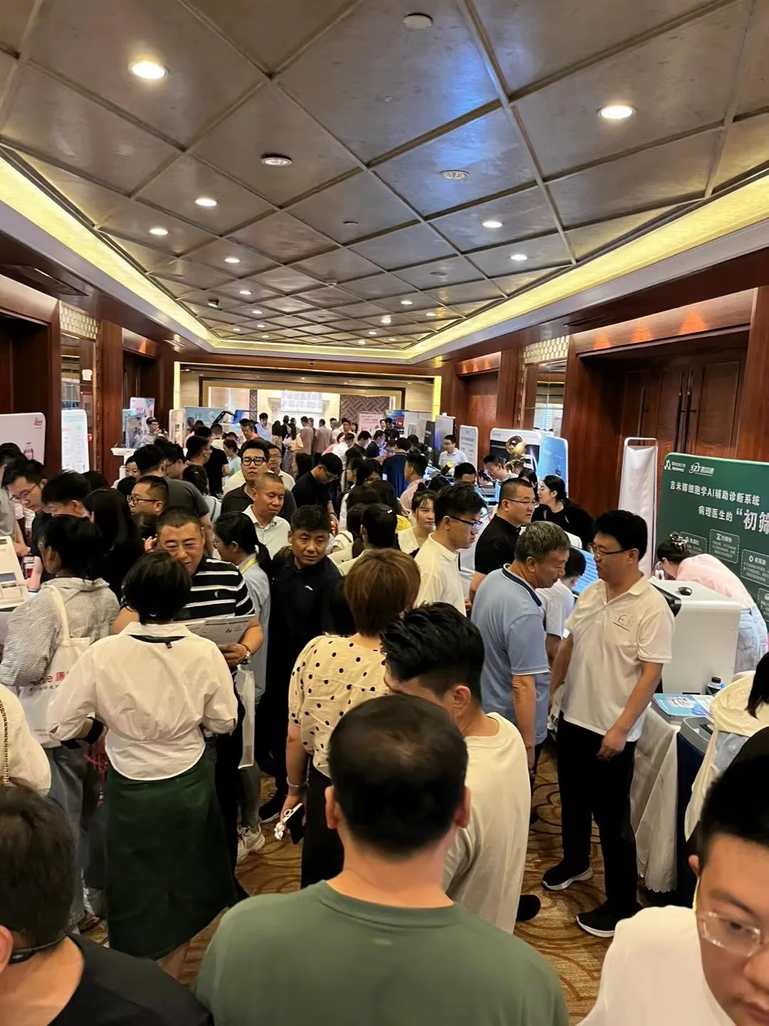 Heer Medical booth showcasing multiple detection technologies